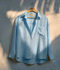 chemise blue Pastel