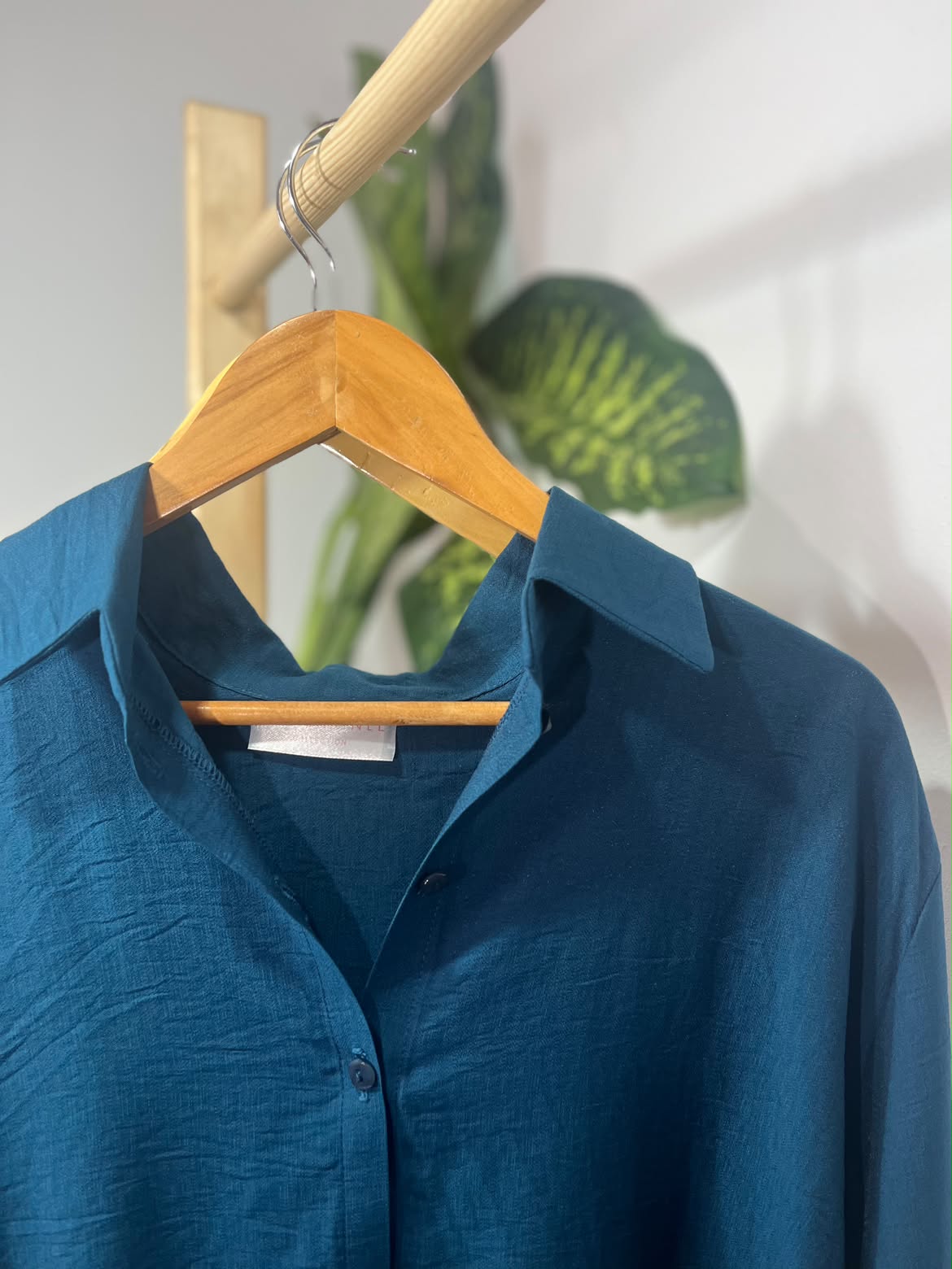 Ensemble en Lin – Bleu Turquoise