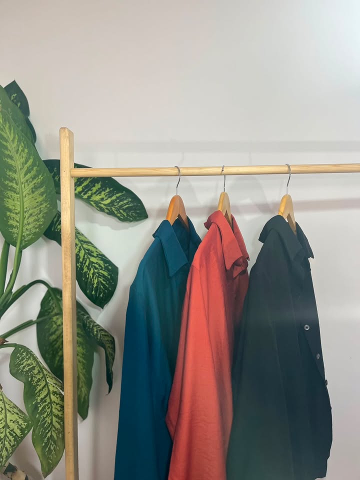 Ensemble en Lin – Bleu Turquoise