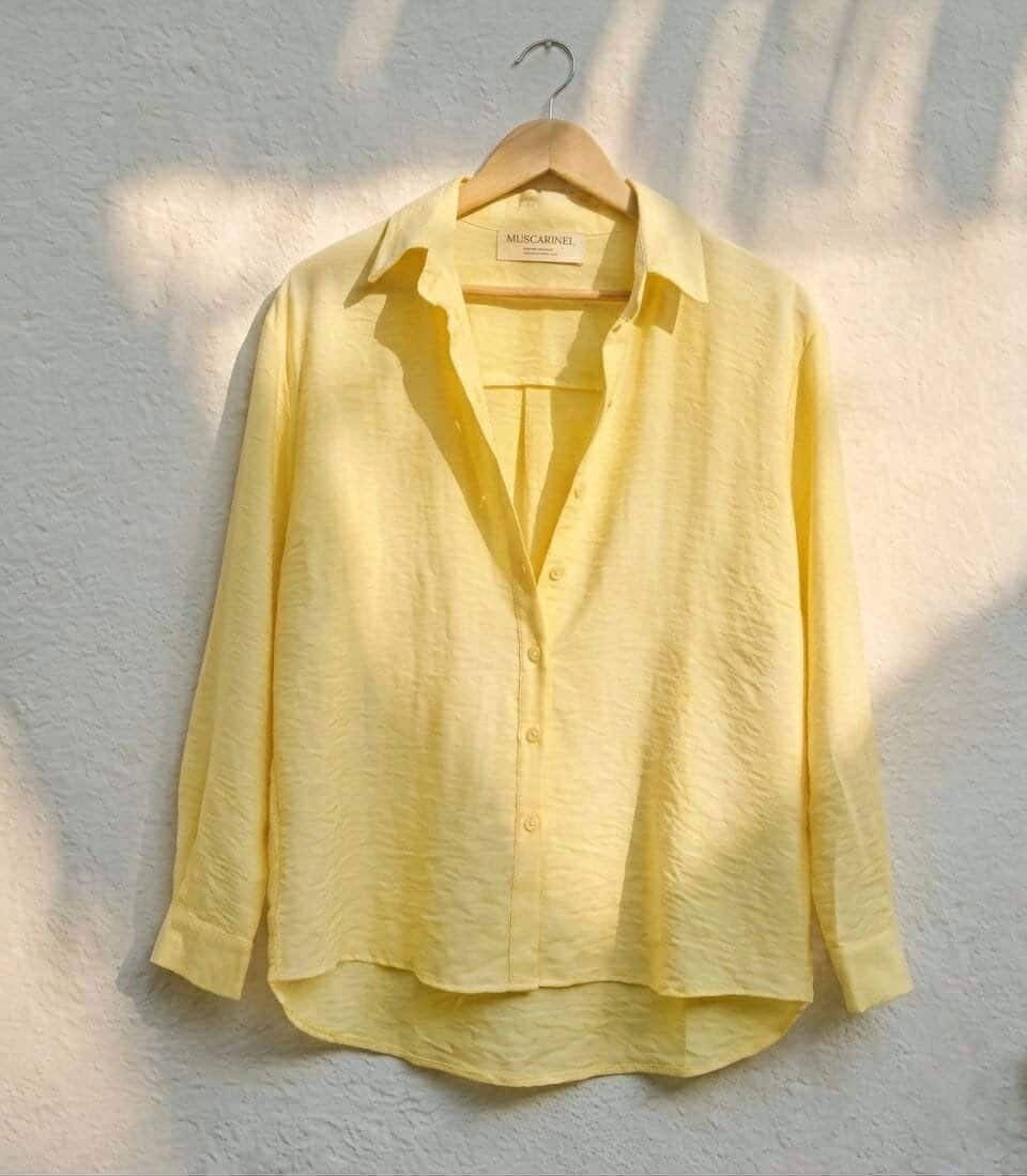 Chemise JAUNE Pastel